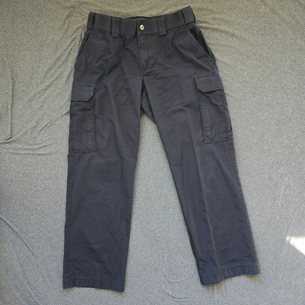 5.11 Tactical BDU Cargo Pants Women's Size 12 Navy Elastic Waist Ripstop